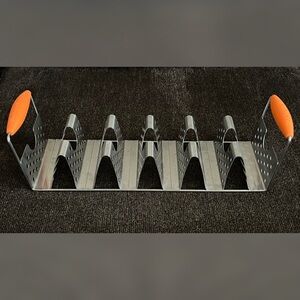 Blackstone Stainless Steel Taco Rack Holder with Handles